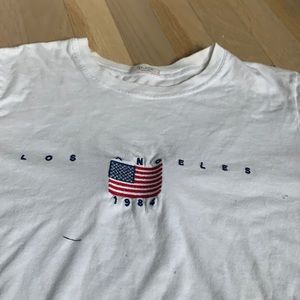 White los angelos brandy t-shirt